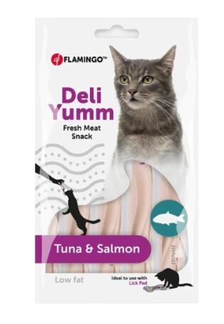 Flamingo Deli Yumm Tuna Ve Somonlu Krema Kedi Ödül Maması 14 GR 5'LI | SRC: Barcode: 5400585175578